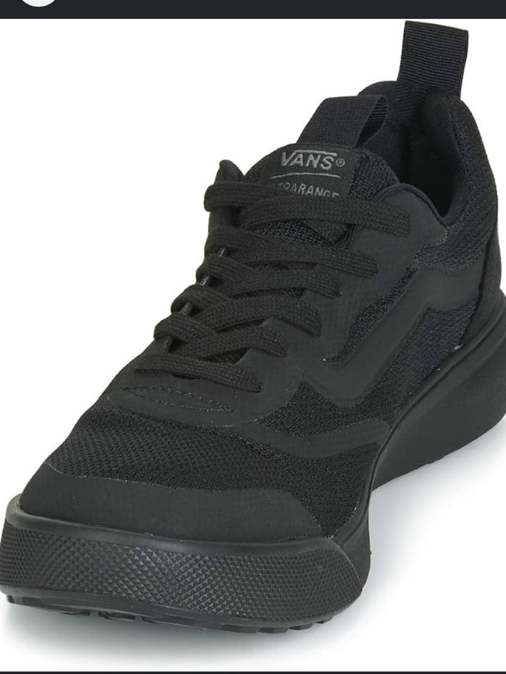 Vans Men’s Black Mesh Casual Sneakers